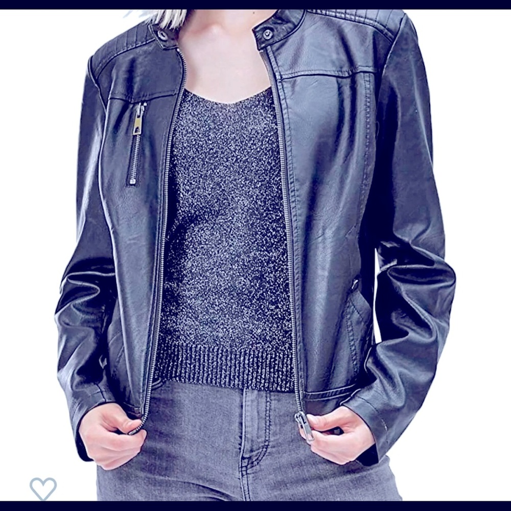 leather jacket women